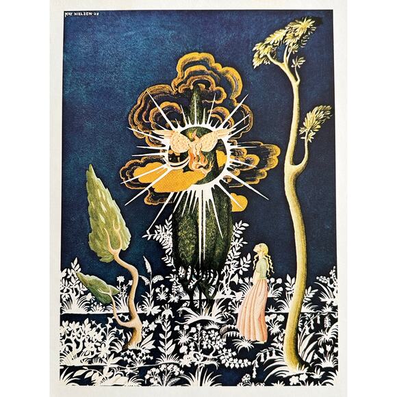 The Little Bird, The Juniper Tree, Brothers Grimm Art Nouveau, Kay Nielson, Uniq - Picture 1 of 1